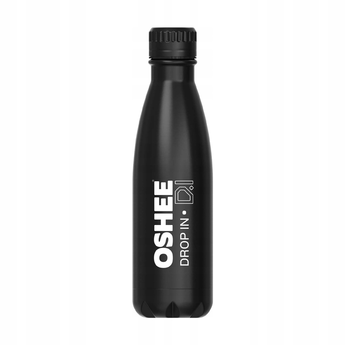 Bidon stalowy OSHEE czarny 500 ml